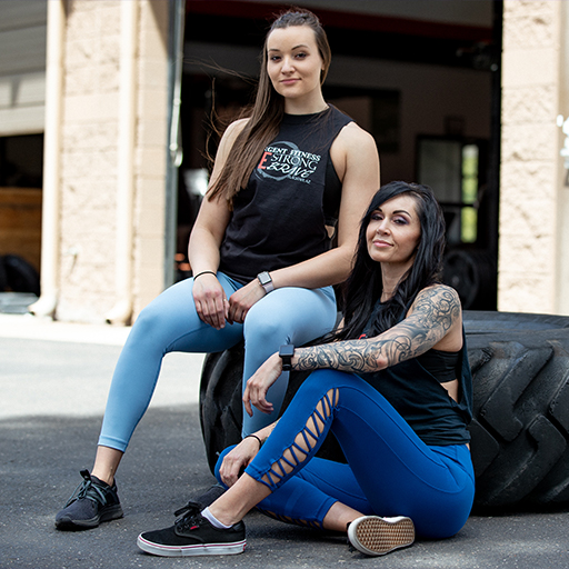 female deadlifting